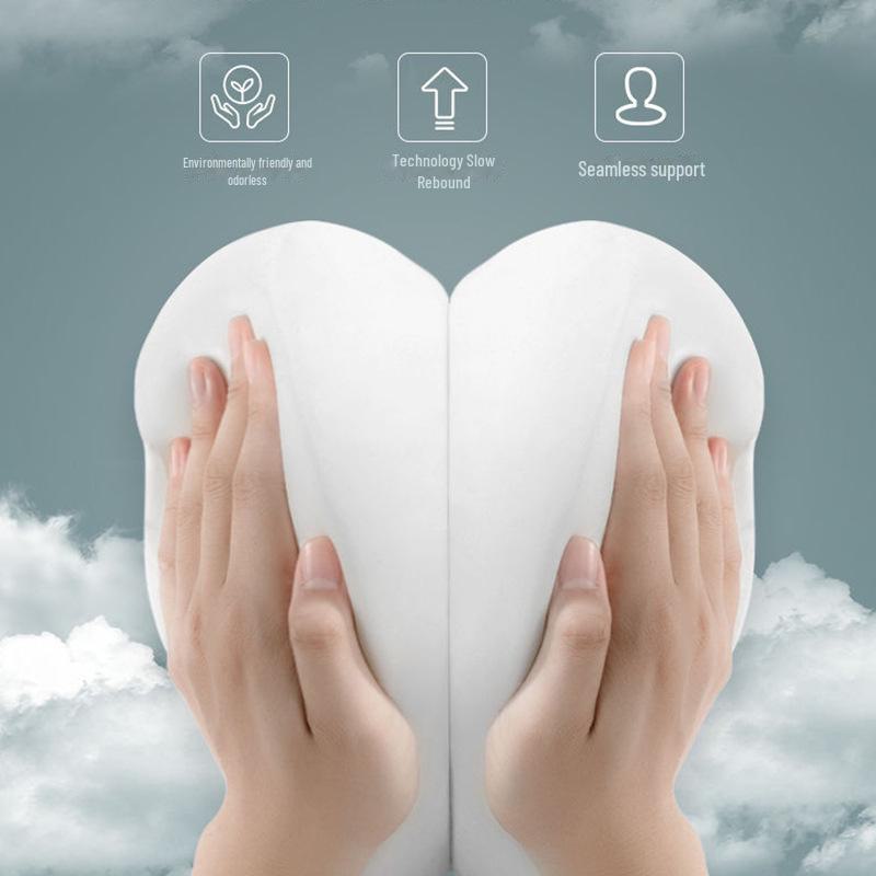 Zagłówek samochodowy z pianki Memory Foam z podparciem lędźwiowym i poduszką na szyję - wygodna poduszka siedziskowa zapewniająca wsparcie szyi