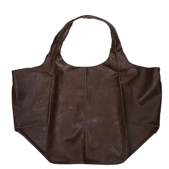 

Стильная женская сумка-тоут, прочная, большой вместимости кофейный