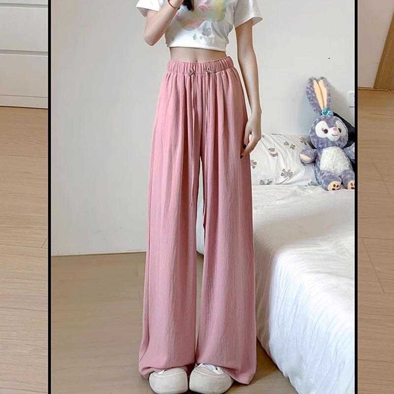 

Брюки для беременных Yamamoto Летний тонкий стиль без живота Свободные прямые и нерастягивающиеся Живот Новый стиль Маленькие широкие повседневные брюки XXL