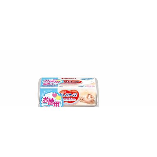 Pigeon Baby Wipes, Soft Thick Finish, For Outings, 30 Wipes X 2 Packs