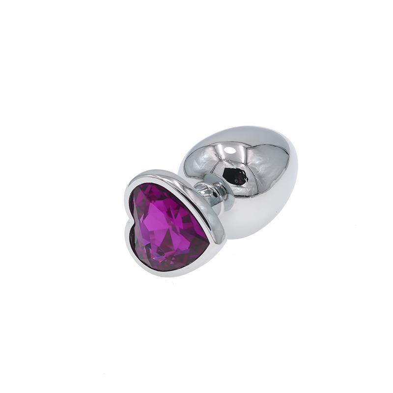 Metal Heart-Shaped Sex Product Chrysanthemum Sex Toys Anal Tools Adult Toys Adult Supplies