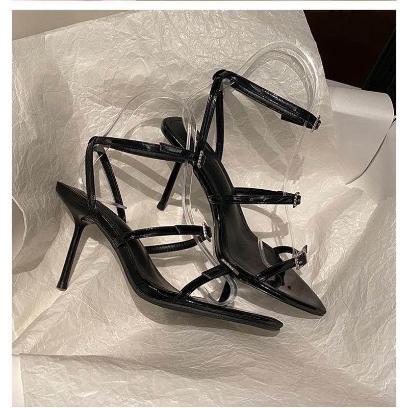 

- New high heels, high heels, sandals, female pointed head, bag head, fairy fashion 40