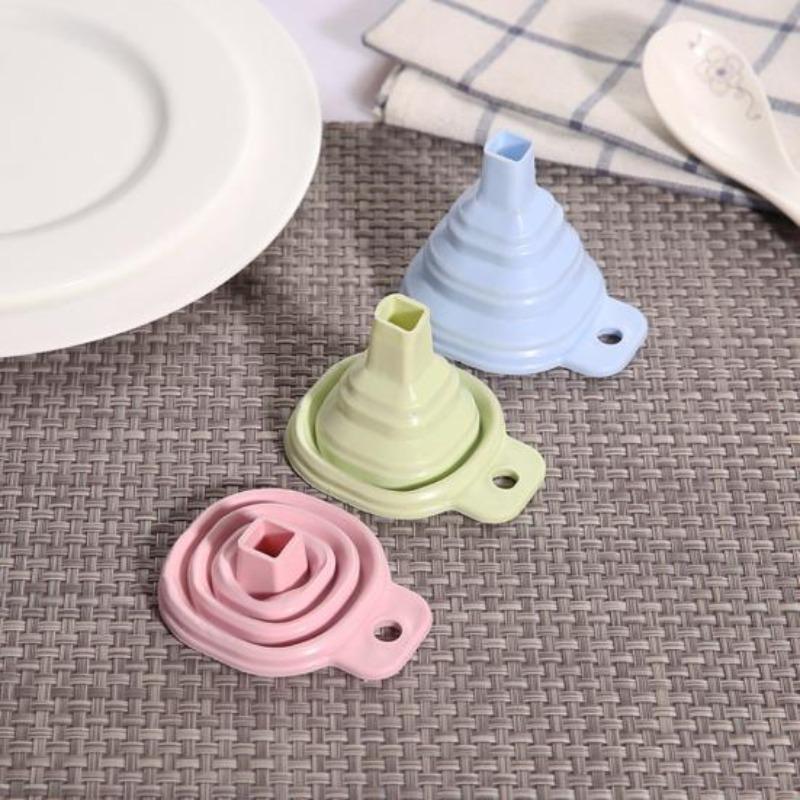 Mini funil retrátil para perfume de óleo, ferramenta de transferência de líquidos para cozinha doméstica