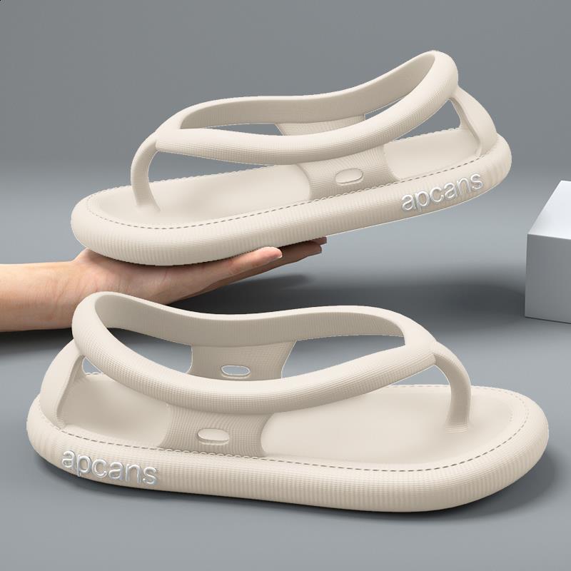 Fashion Shoes Ladies' Slippers Luxury Slides Summer Clogs Woman Rubber Flip Flops Designer Soft Beach Hawaiian Flat Fashion Casual