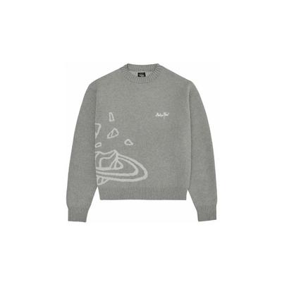 Broken Planet Knitted Sweater Heather Grey