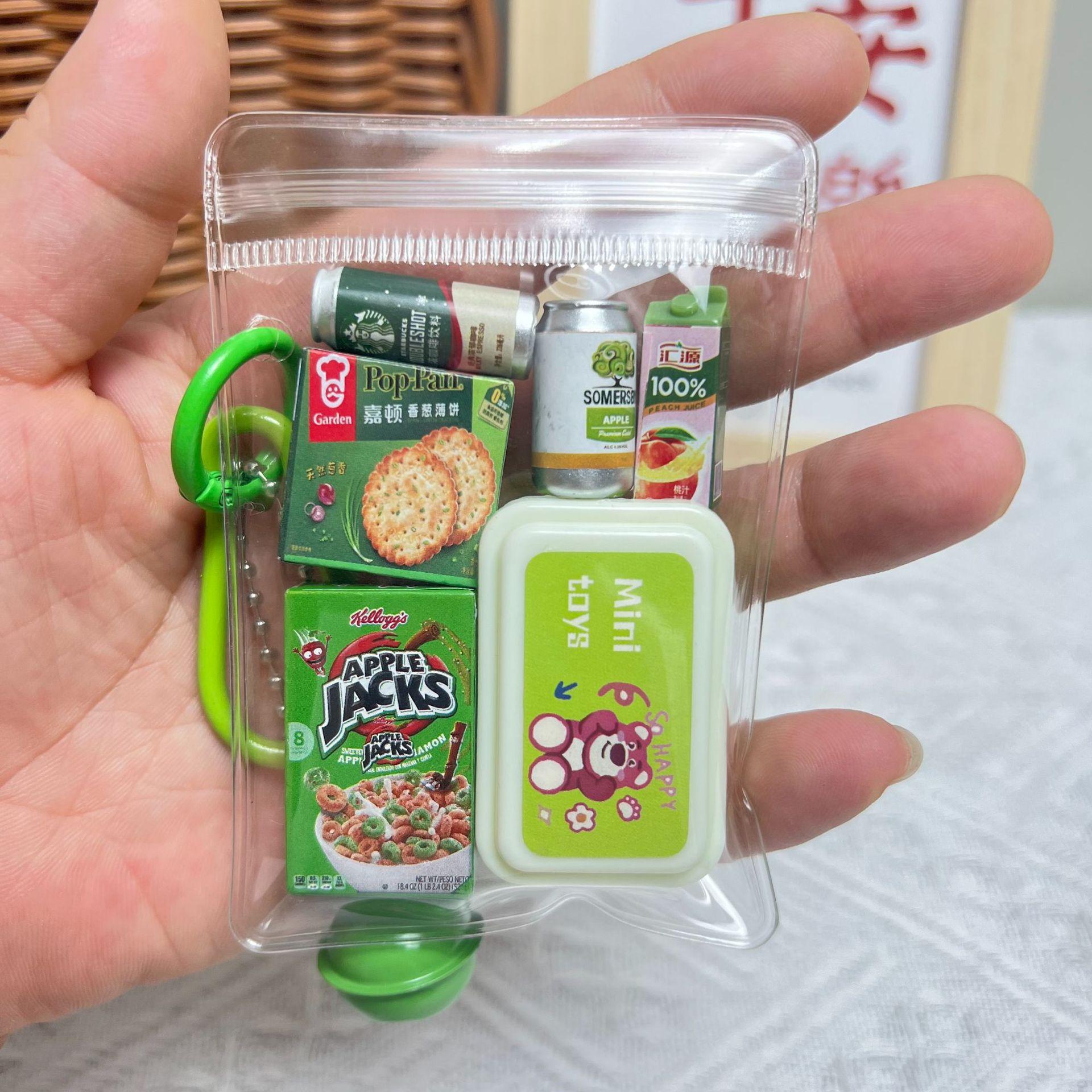 

Miniature Little Nose Gawa Bag Food Play Twist Egg Bag Schoolbag Pendant Key Chain Mobile Phone Pendant Bag Cute Fun Blind Box 4cm