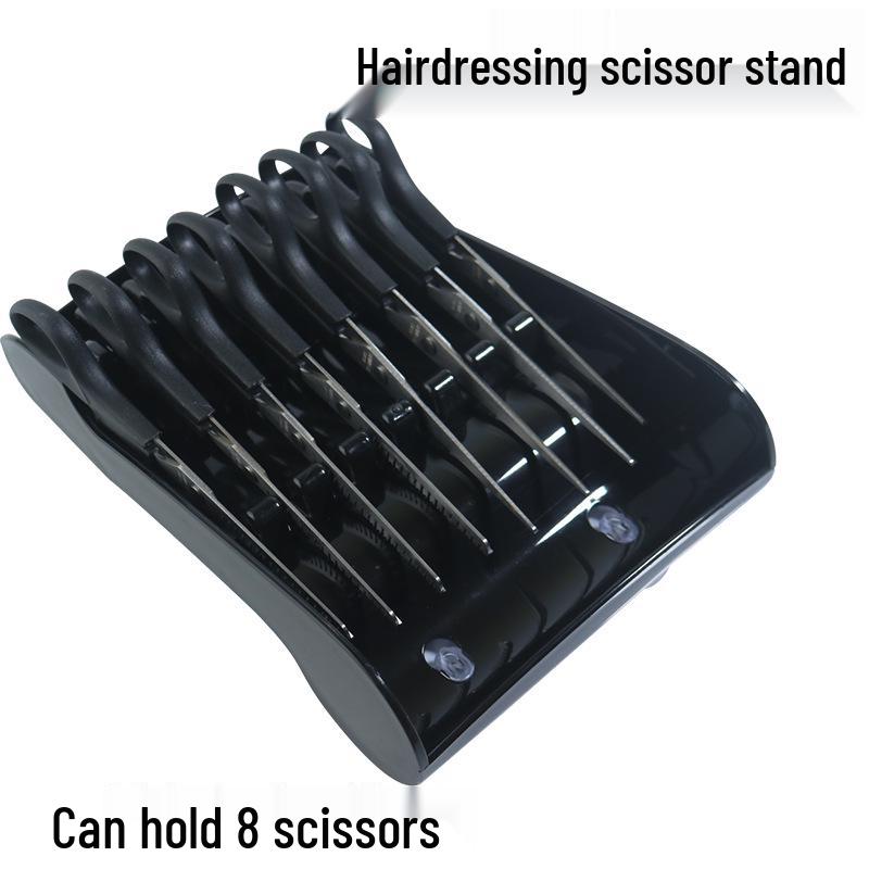 Non-slip Hair Salon Scissor Display & Storage Rack for Straight & Tooth Shears