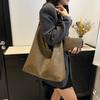 Classic Chic Two Piece Handbag Set For Women Stylish Commuter Shoulder Bag In Black And Brown
