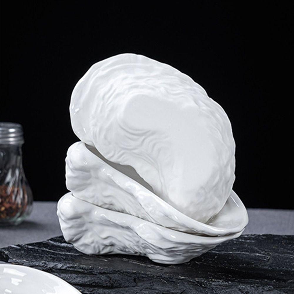 Irregular Sushi Sashimi Plate Exquisite Storage Dish Japanese Cuisine Oyster Plate  Salad