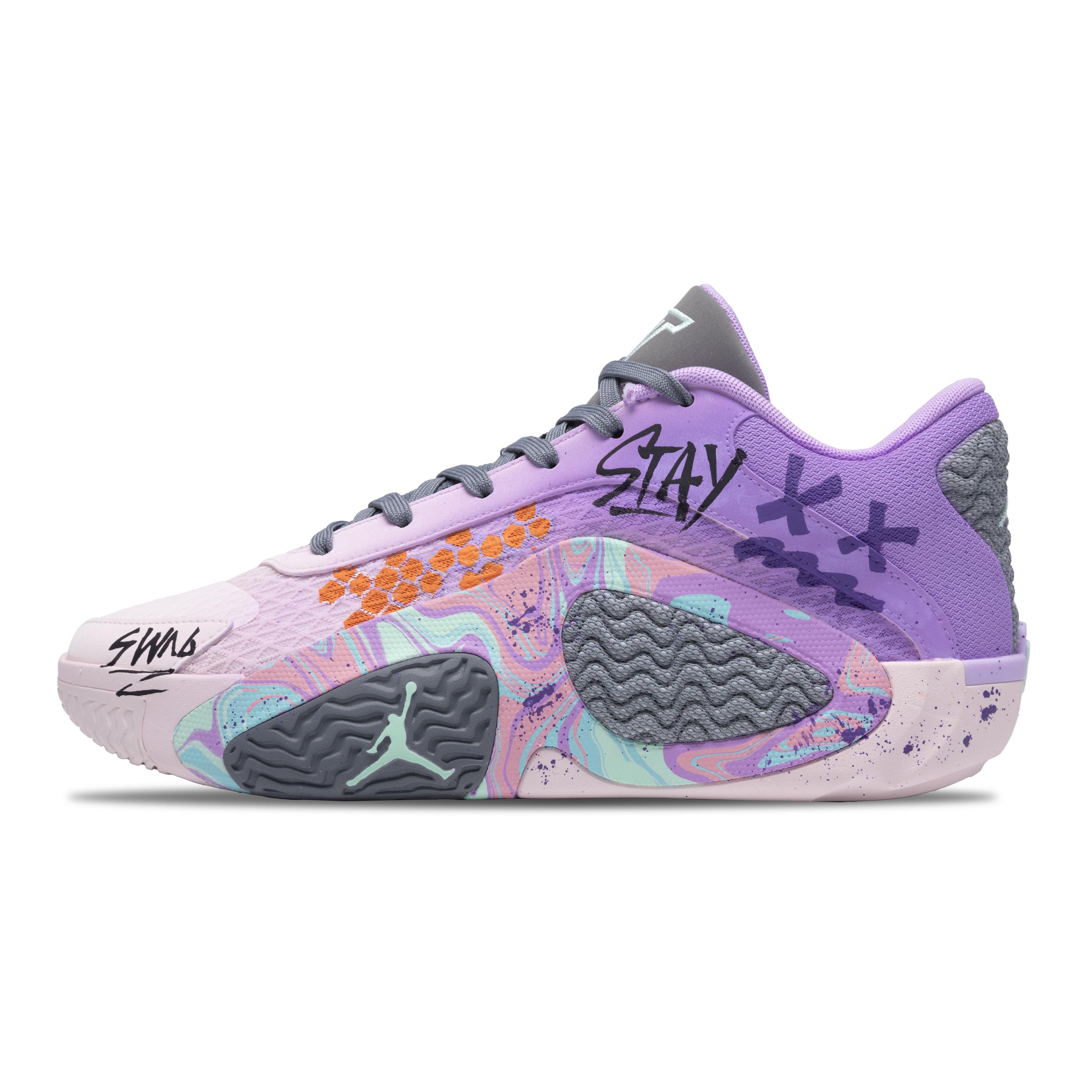 Jordan Tatum 2 Basketball Shoes Men s Low top Gray FZ2203-600(Team408-) 42.5