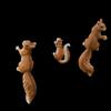DAZHEN CERAMICS Garden Squirrel Ornaments (3-Piece Set)