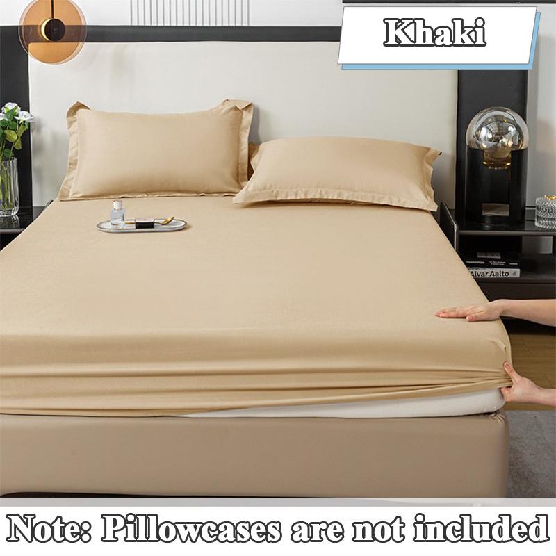 

Простыня на резинке, Роскошный наматрасник, Односпальный, Двуспальный, Кинг-сайз, Квин-сайз, Покрывало для кровати 100/120/150/180 (Нет наволочки 120x200cm хаки