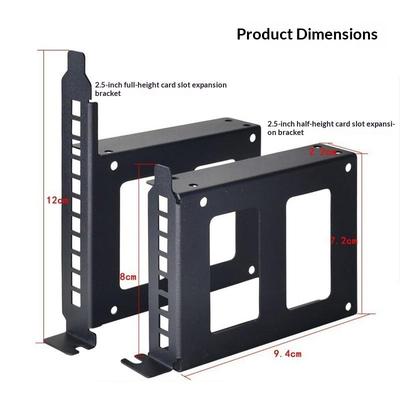 Desktop Computer Case SSD HDD Universal Hard Drive Bay PCI Card Slot Expansion Rack Suitable For 2.5-inch/3.5-inch Hard Drives