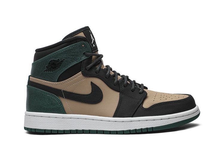 Women's Sneakers Jordan 1 Retro High Bio Beige Anthracite Mystic Green (Women's)