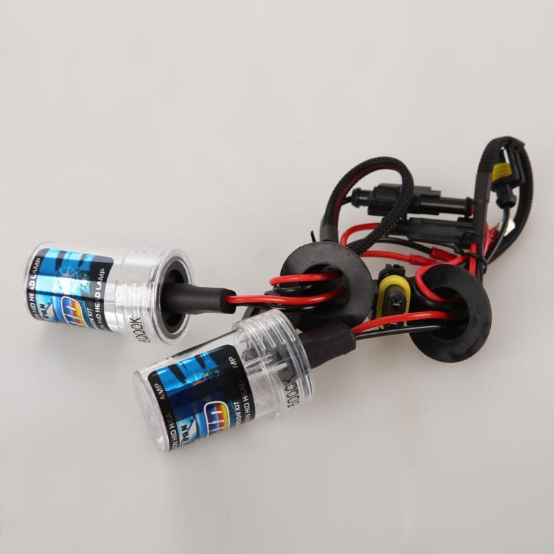 Ampoules HID Xenon 55W – 6000K Blanc Froid, Douille 9006/HB4, Pack De 2, Pour Phares Voiture
