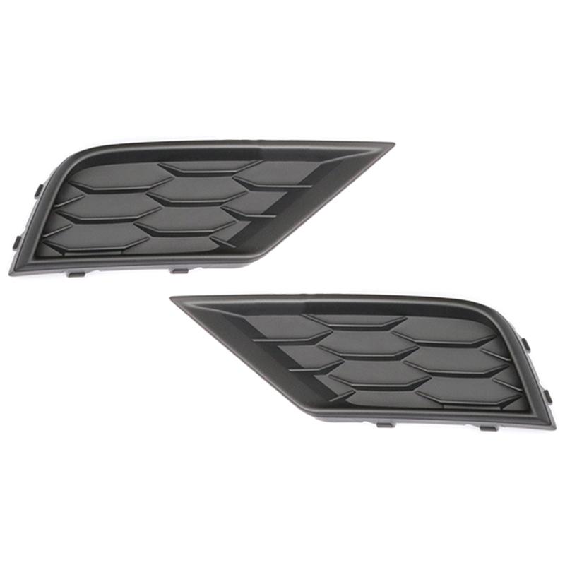 

Car Fog Light Shell Grille With Sensor Hole For Volkswagen VW Tiguan MK2 2017 2018 2019 2020 2025 5NG853666C 5NG853665C чорний