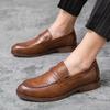 British High Quality Formal Shoes for Men Loafers Men Business Wedding Social Leather Shoe Men’s Dress Shoes Leather Shoes Male