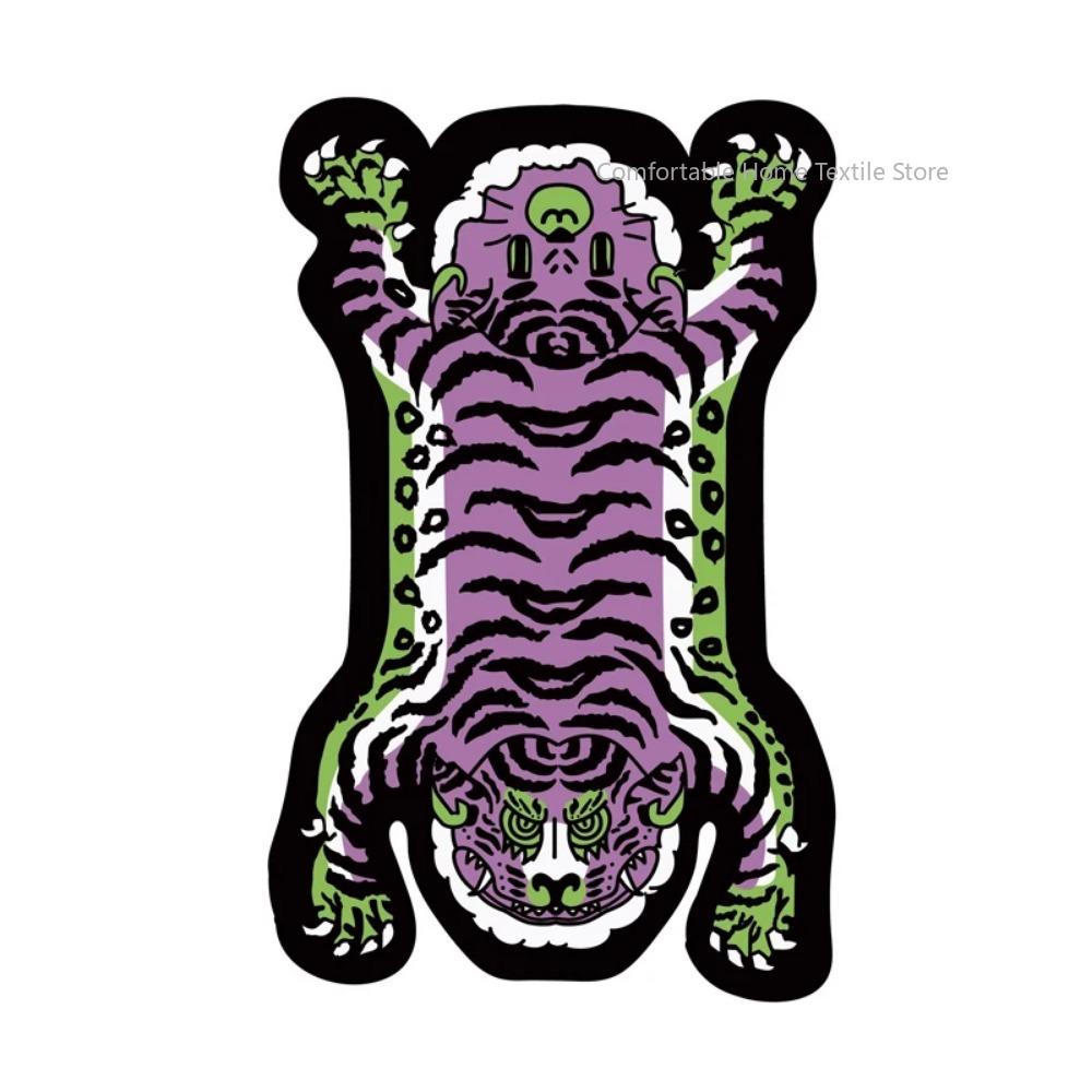 Carpet Living Room Cute Cartoon Tiger Decor Carpets Children Bedroom Bedside Large Area Rug Home Decoration Cloakroom Foot Mat