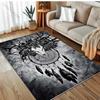 Personalisierter Hirschkopf Traumfänger Muster für Teppich Wohnzimmer Schlafzimmer Nachttisch Fußmatte Heimdeko Große Größe Bereichsteppich