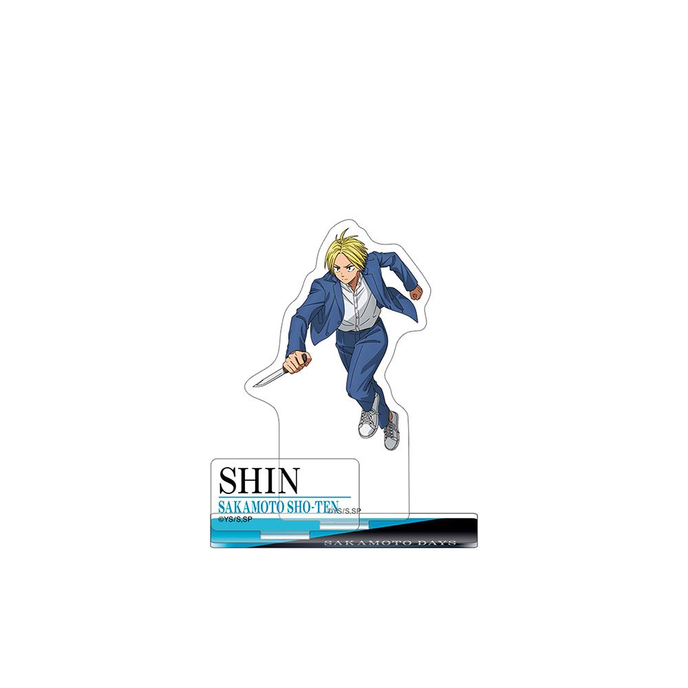

SAKAMOTO DAYS Taro Sakamoto Shin Asakura Lu Shaotang Heisuke Mashimo Yoichi Nagumo Double insertion Acrylic Stand Desktop Decor 15 cm
