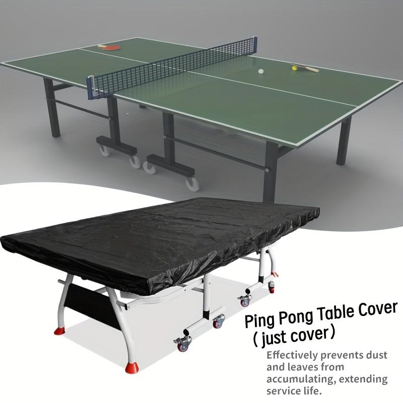 Outdoor Table Tennis Table Cover - Black Oxford Cloth Material - Suitable for Indoor and Outdoor Table Tennis Tables, Outdoor Table Protective Covers 280x150x5cm чёрный