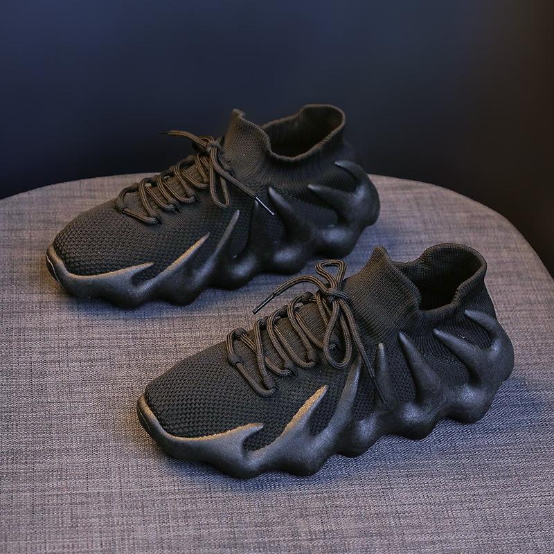 Couple shock-absorbing coconut shoes women's 2025 spring fitness breathable explosion octopus running sports women's shoes single shoes