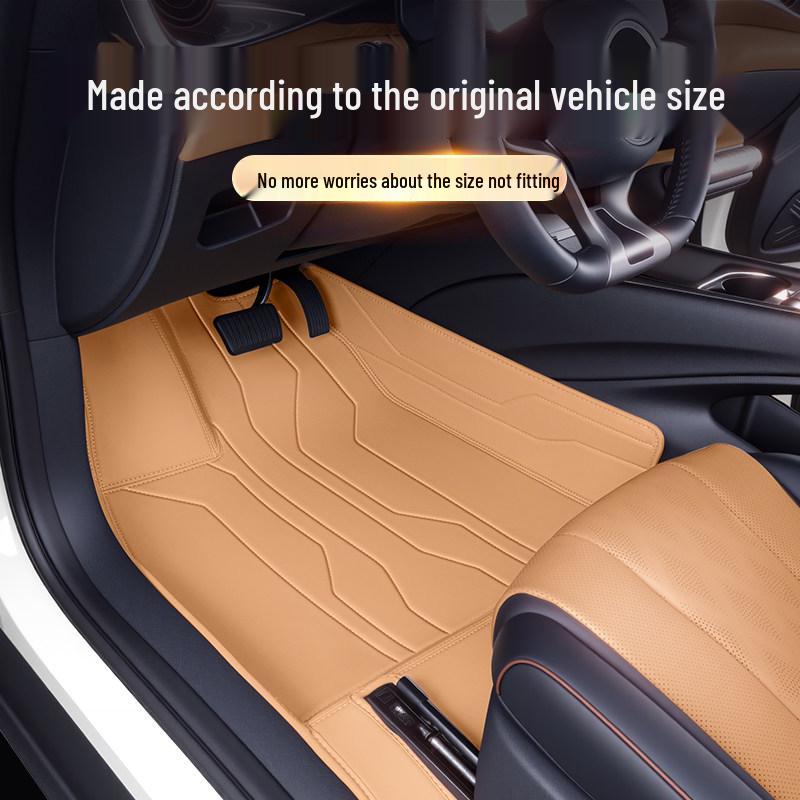 Haoyue L Full Coverage Car Floor Mats for 26 Models - Fits 5/6/7 Seater
