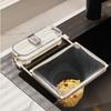 Folded Design Sink Strainer Basket With Disposable Filter Garbage Drain Rack  Leftovers