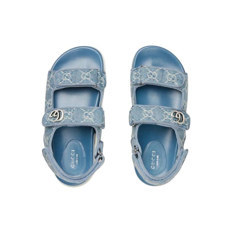 Gucci Wmns Gg Sandal 'Light Blue Denim' Women's 771575 FACUO 4646