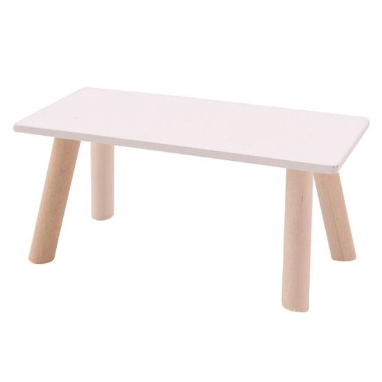 

Модель мебели, красивый реалистичный деревянный кукольный домик, кофейный столик, мини-модель для отдыха 1/12, кукольный домик