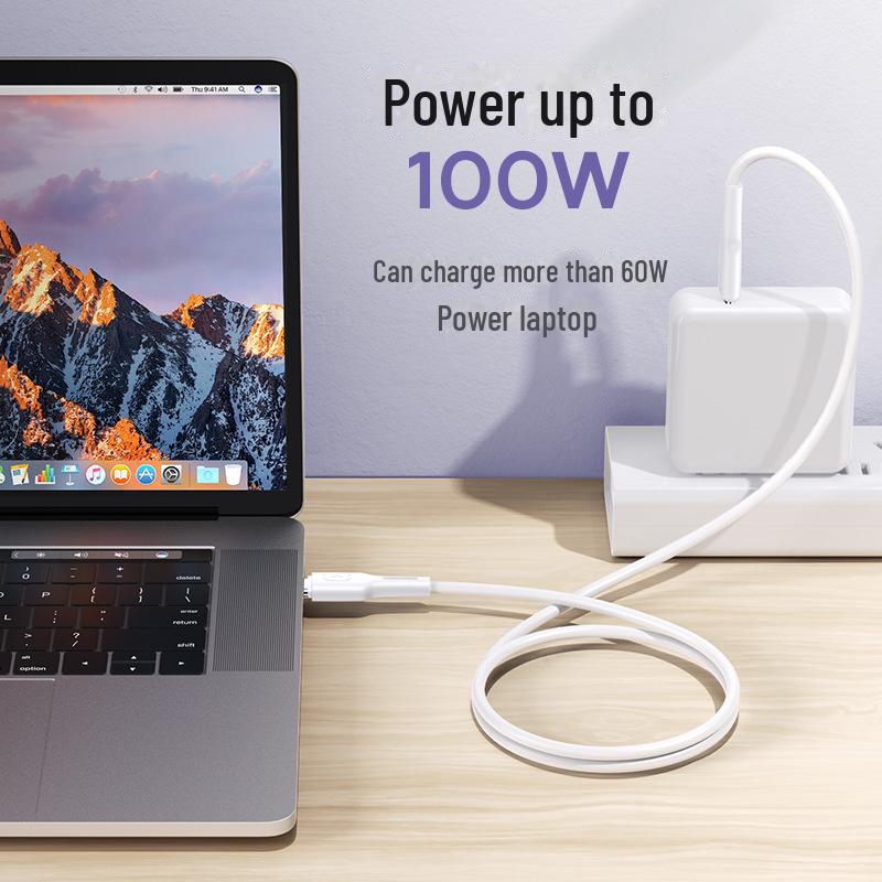 Youshengshi PD100W Type-C Charging Cable for Xiaomi & Huawei: Fast Charge & Data Transfer for Notebooks & Phones