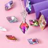 12Pcs Crystal 6320 Rhombus Pendant Glass Austria Loose Beads Charms Rhinestones for DIY Earring Necklace Jewelry Accessories