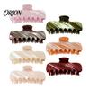 Durable Hair Clips for Thin Pearlescent Claw Clip, Non-Slip Clip Women, Elegant Strong Fashionable Pins Updos Hold Accessories Styling, Decorative