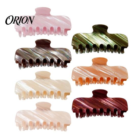 Durable Hair Clips for Thin Pearlescent Claw Clip, Non-Slip Clip Women, Elegant Strong Fashionable Pins Updos Hold Accessories Styling, Decorative