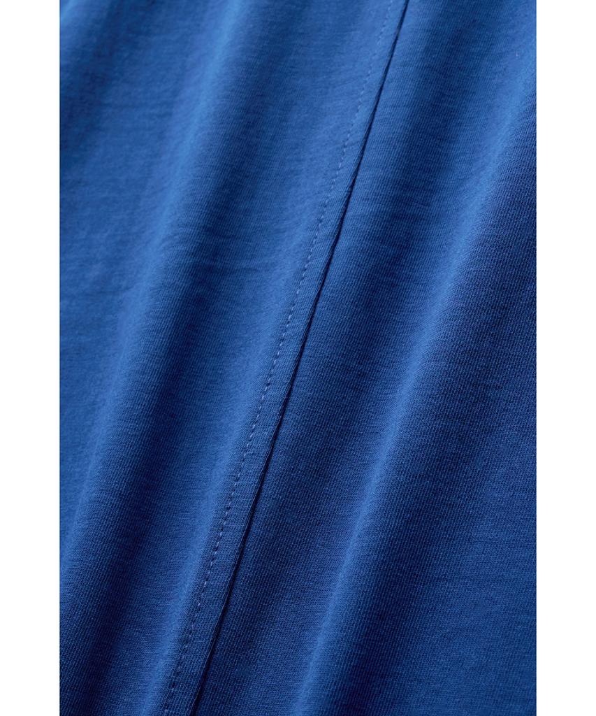 Haechinglum Crop Tee 1/2 Dark Blue