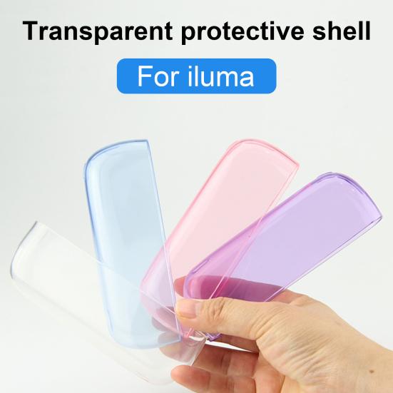 Protective Case Shockproof Clear Transparent Soft TPU E-cigarette Shell Storage Bag for IQOS ILUMA