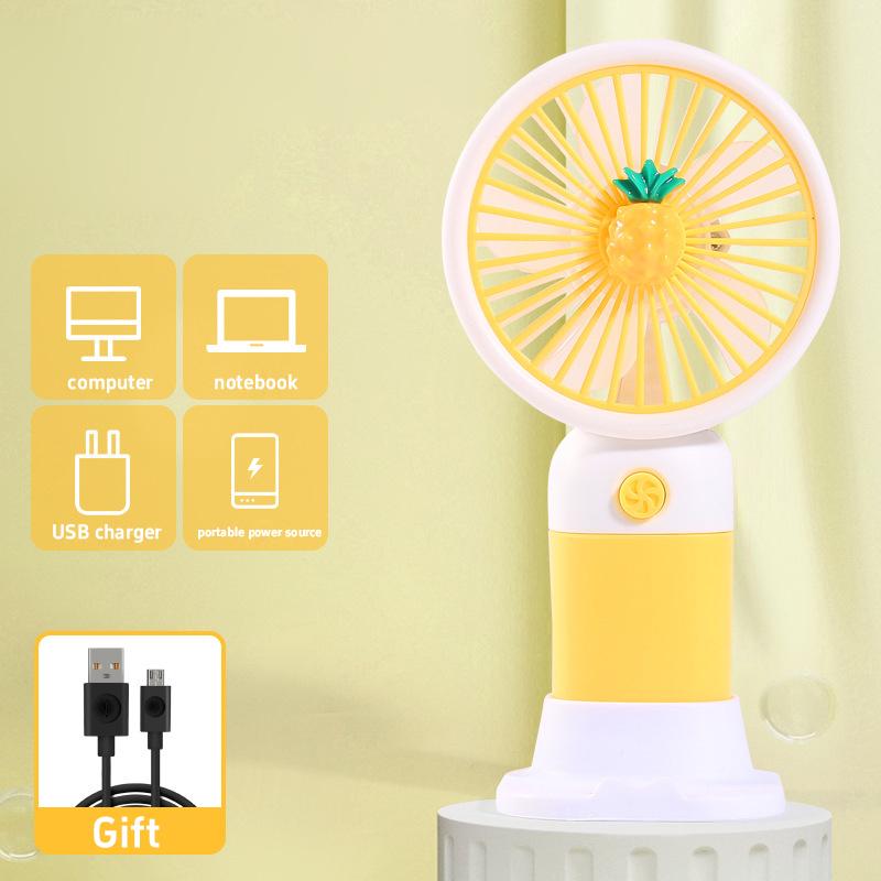 

Новый Цветок Фрукт USB Ручной Вентилятор Портативный Маленький Вентилятор Мультяшный Милый Студенческий Настольный Ручной Вентилятор Перезаряжаемый Мини Электрический Вентилятор