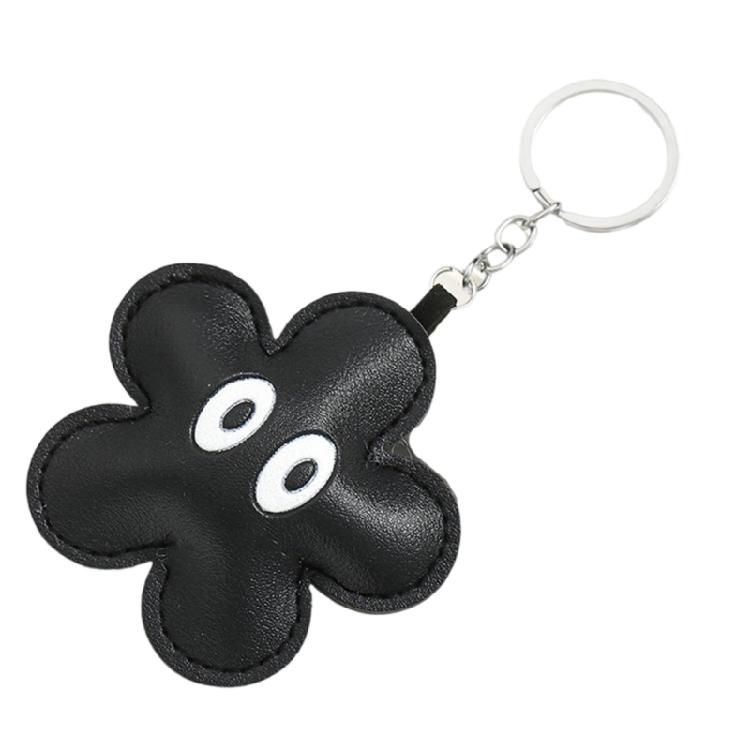 Trendy Keychain User Friendly PU Leather Key Ring Everyday Bag Style Enhancement Charm For Daily Use Gifting