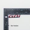 GTI Logo Sticker: Fits Peugeot 308GTI, Volkswagen Golf & Polo - Tail Badge Car Decal