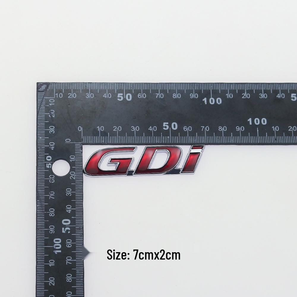 GTI Logo Sticker: Fits Peugeot 308GTI, Volkswagen Golf & Polo - Tail Badge Car Decal
