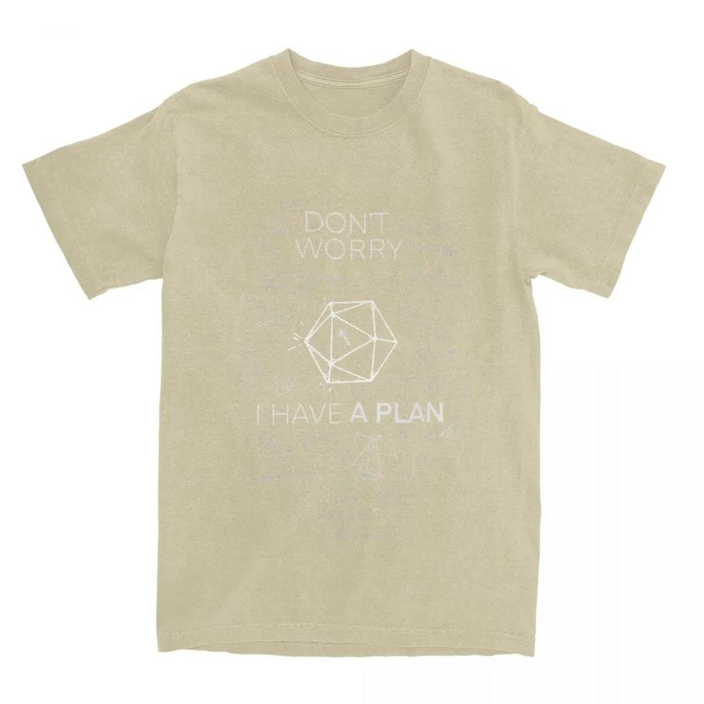 Mám plán DnD Věda o D20 Oblečení Tričko Muži Ženy Draci Vtipné Nové zboží Oblečení