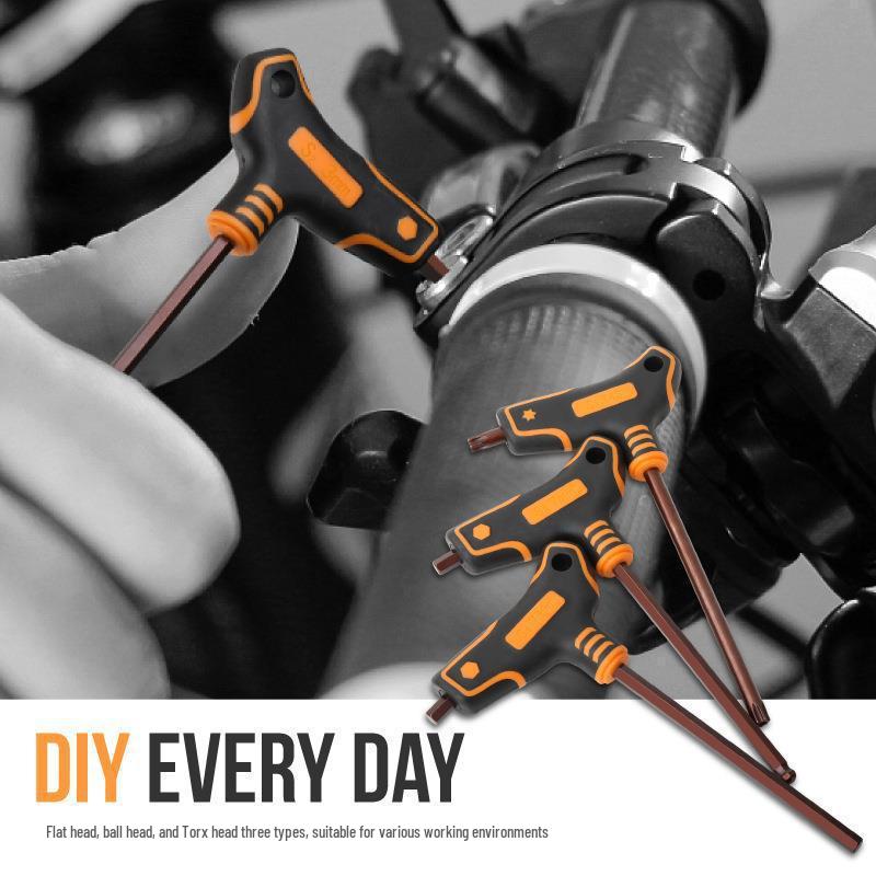 Torx Hex Key Set: L-Shaped Six-Point Wrenches