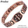 Reines Kupferarmband für Herren Magnetische Vintage-Armbänder Armband Verstellbarer Schmuck Geschenk mit Größenwerkzeug