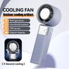 199 Powerful Wind Speed Portable Handheld Cooling Fan 4000mAn Ultra-Long Battery Life Digital Display Folding Desktop Mini Fan