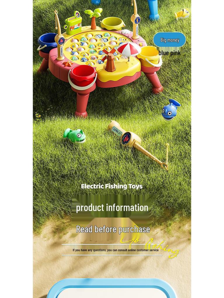 Educational Magnetic Fishing Toy for Toddlers Aged 1-3 Years