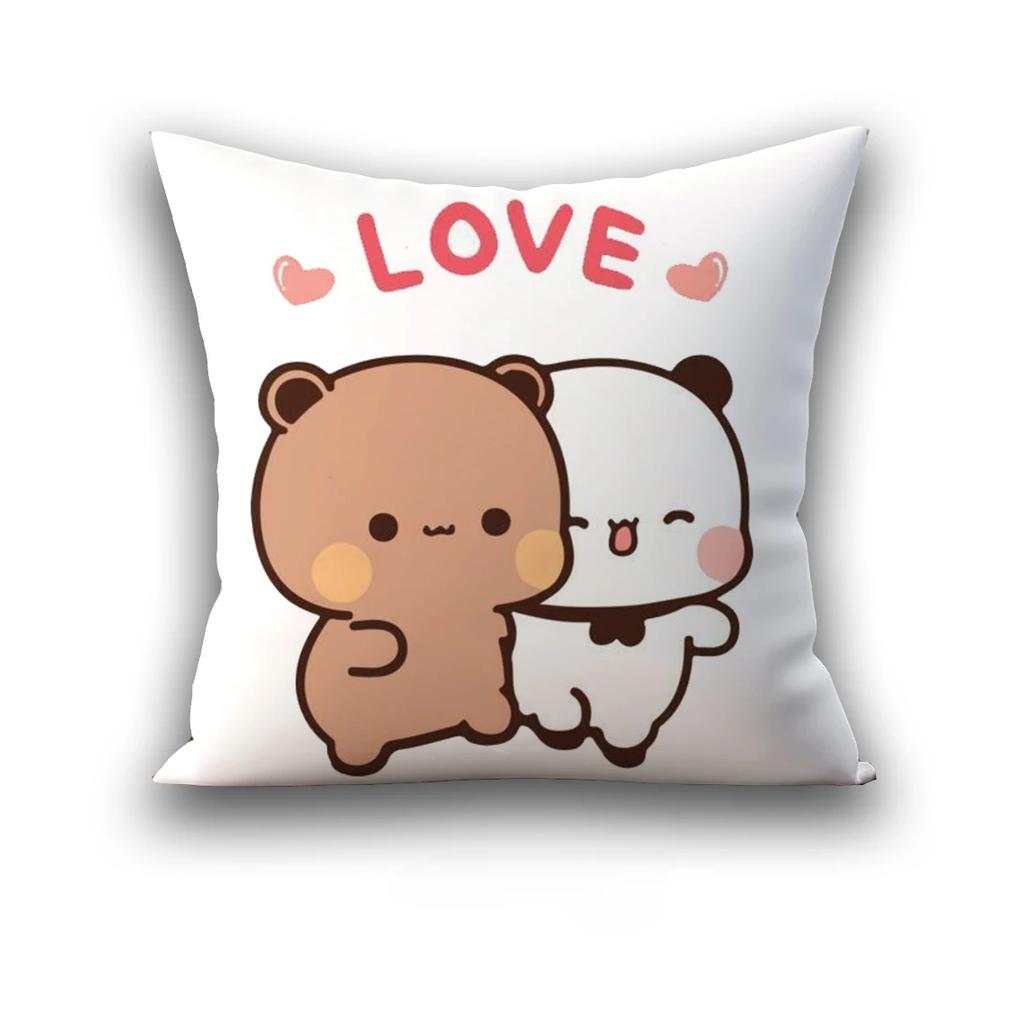 Bubu Dudu Pillow Cover Birthday Wedding Gifts 45X45 Cushions Covers Dakimakura Throw Pillows Square Pillowcase Cute