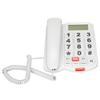 Téléphone filaire à grosses touches LD‑265CID, composition à une touche, mains libres, identification de l'appelant, pour personnes malentendantes