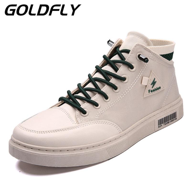

Men S Casual Small White Shoes With Lace-Up Shoes Men