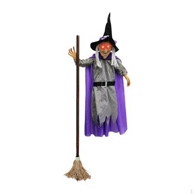 Hängende animierte Hexen-Halloween-Dekoration für Gartenpartys und Terrasse