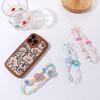 Telephone Jewelry Flower Heart Phone Case Lanyard Mobile Phone Chain Cellphone Strap Phone Lanyard